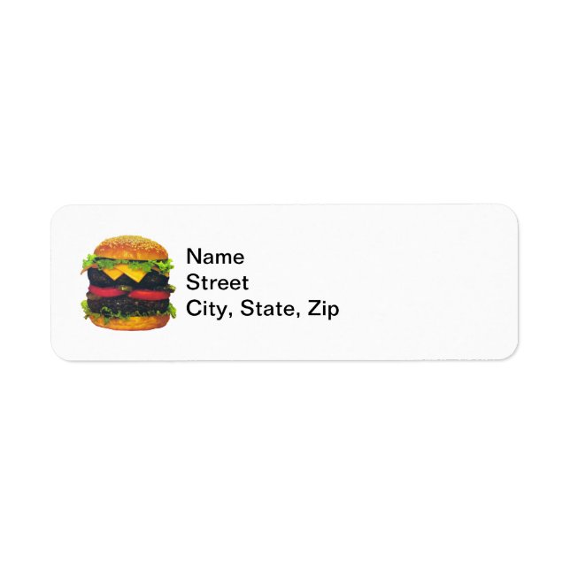 Double Deluxe Hamburger with Cheese (Front)