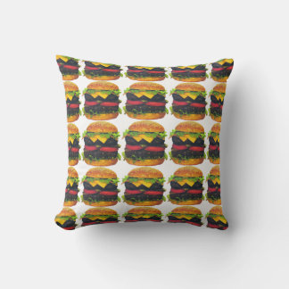 Double Deluxe Hamburger with Cheese Cushion