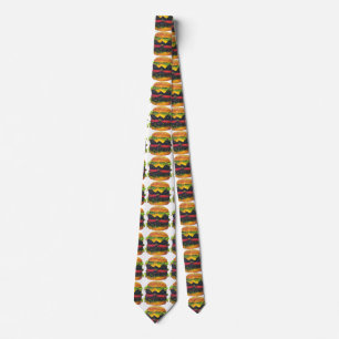 Double Deluxe Hamburger with Cheese Tie