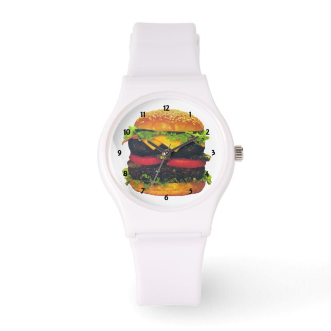 Double Deluxe Hamburger with Cheese Watch (Front)