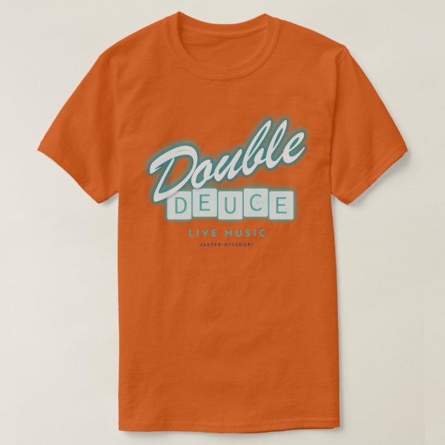 Double Deuce Bar Roadhouse T-Shirt (Design Front)