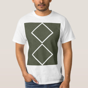 Double Diamond Moss Green Graphic Tee