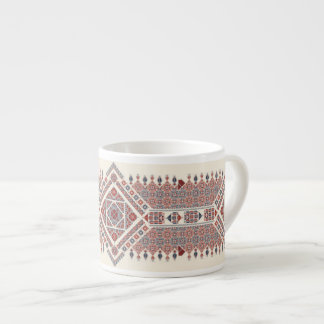 Double Diamond Palestinian Tatreez Expresso Mug