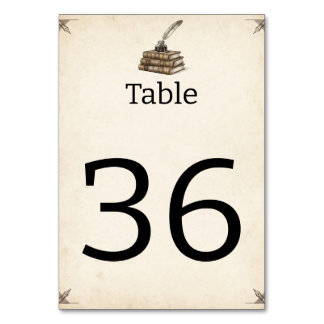 Double Digit Our Next Chapter Vintage Books Table Number