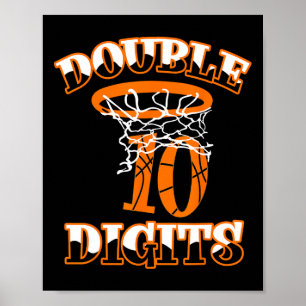 Double Digits Birthday Decorations Boy 10 Basketba