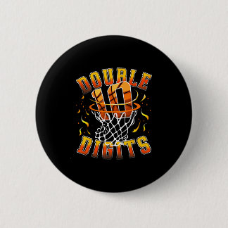 Double Digits Birthday Decorations Boy 10 Sketll 1 6 Cm Round Badge