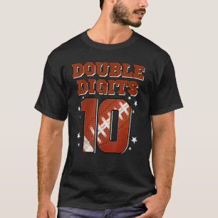 Double Digits Birthday Decorations Boy 10 Yrs Old T-Shirt