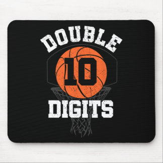 Double Digits Birthday Decorations Boy 10th Basket Mouse Pad