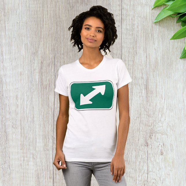 Double Direction Arrows Womens T-Shirt (Creator Uploaded)