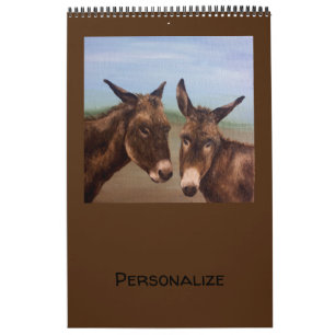 Double Donkey Calendar