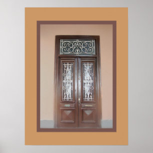 Double Doors in Barranco Poster