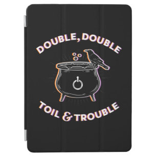 Double Double Toil & Trouble iPad Cover Case White