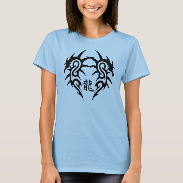 Double Dragon (Tattoo) T-Shirt (Front)