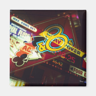 Double exposure, interior Casino, Las Vegas, Magnet