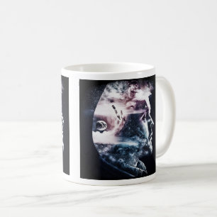Double Exposure Man Classic Mug, 11 oz Coffee Mug
