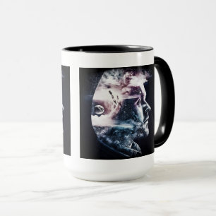 Double Exposure Man Combo Mug, 15 oz Mug