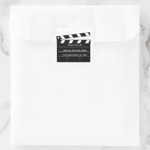Double Feature: Fun Twin Pregnancy Announcement Square Sticker