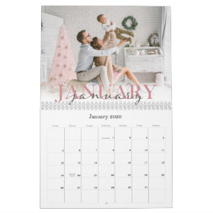 Double Font 2023 Photo Calendar