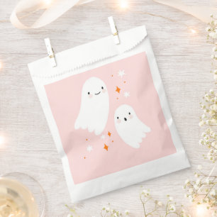 Double Ghost Pink Halloween Favour Bags