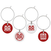 Double Happiness • Chinese Wedding Red