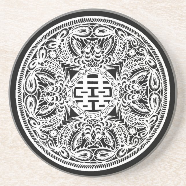 Double Happiness Coaster (Front)