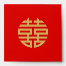 Double Happiness Symbol Red