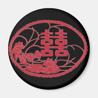 Double happiness Tree Ducks Magnet