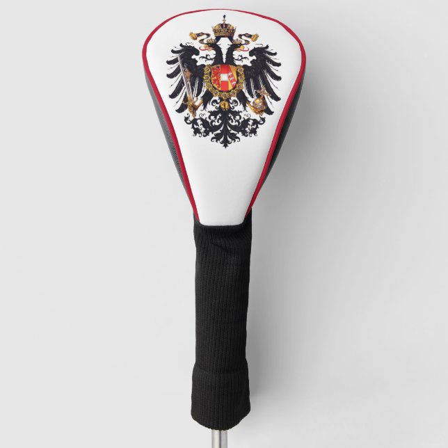 Double headed eagle of the Austrian empire Golf Head Cover (Front)