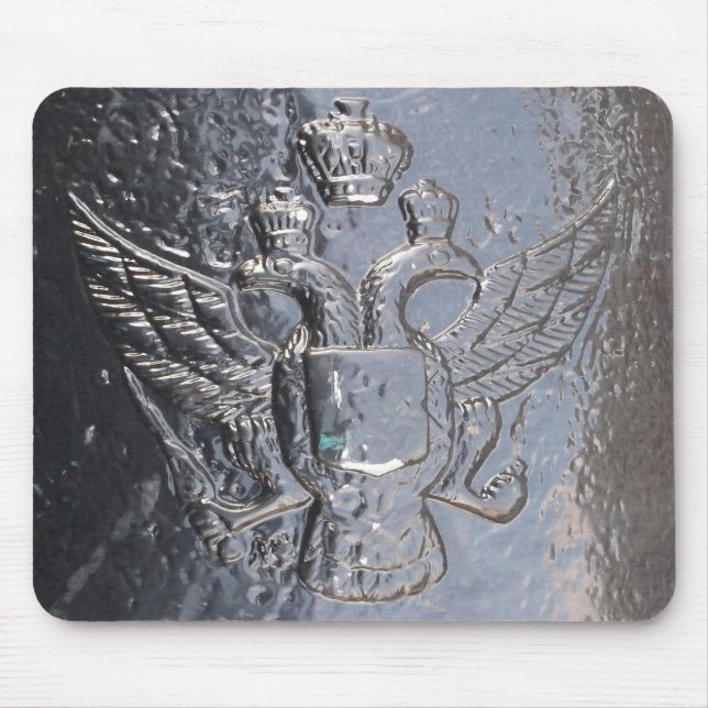 Double-Headed Eagle on Cannon Mouse Pad (Front)