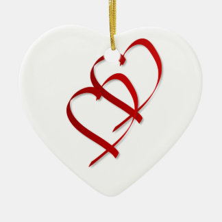 Double Heart Ornament