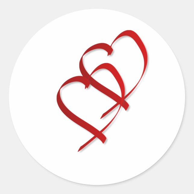 Double Heart Sticker (Front)