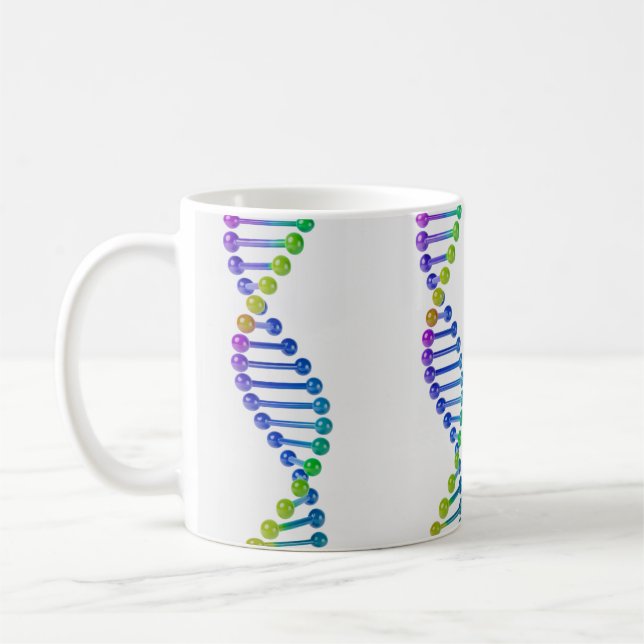 Double Helix DNA Coffee Mug (Left)