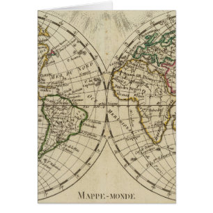 Double hemisphere map