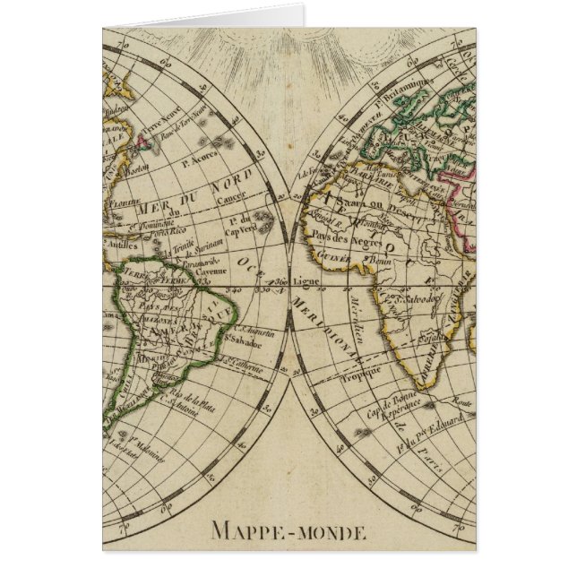 Double hemisphere map (Front)