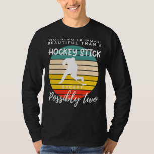 Double Hockey Stick Delight: Embrace the Beauty Te T-Shirt