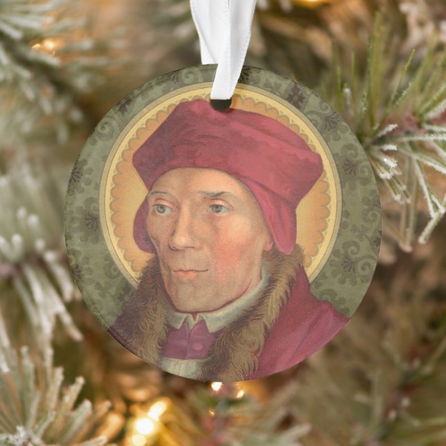 Double Image St. John Fisher (SAU 025) CircAcrylic Ornament (Tree)