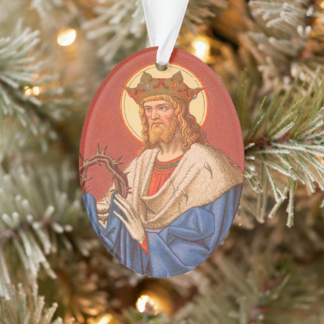 Double Image St. Louis IX the King (PM 05) Acrylic Ornament (Tree)
