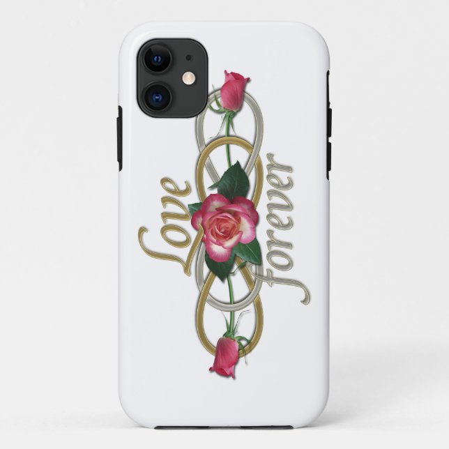 Double Infinity - Roses Love forever Case-Mate iPhone Case (Back)