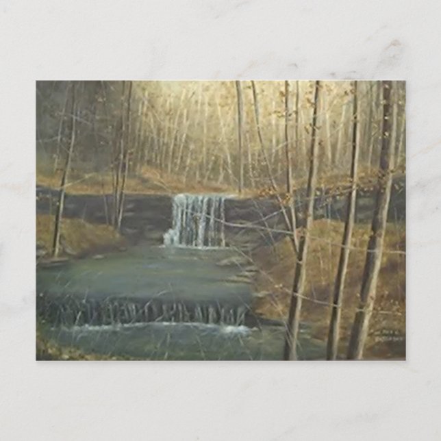 "DOUBLE KERNEN'S FALLS POSTCARD" POSTCARD (Front)