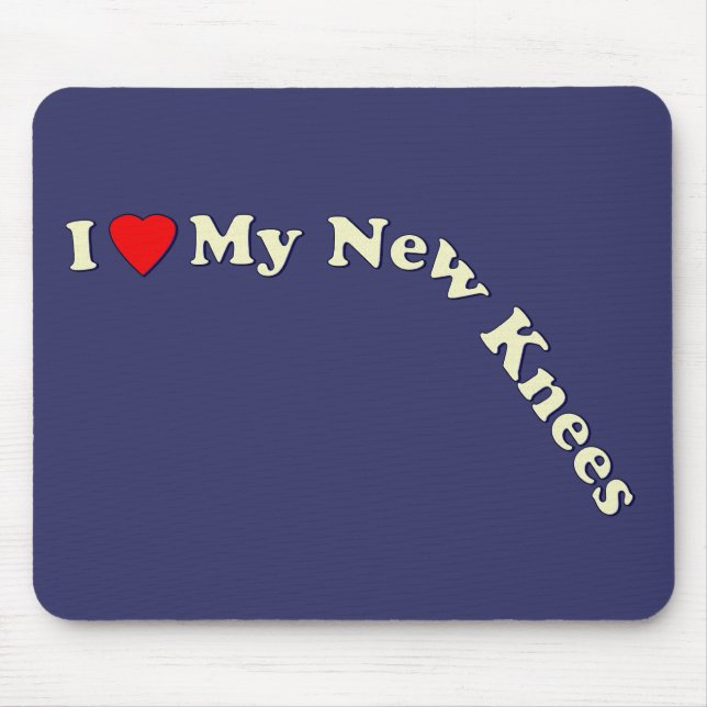 Double Knee Replacement Gifts | Get Well Mouse Pad (Front)