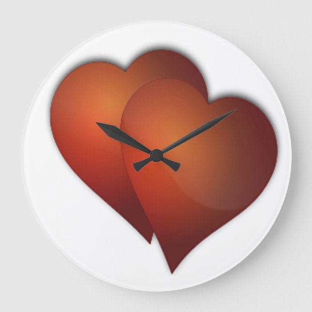 DOUBLE LOVE LARGE CLOCK (Front)