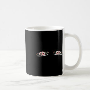 Double Mastectomy Scars With Flowers Breast Cancer Coffee Mug