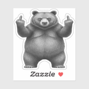 Double Middle Finger Bear 