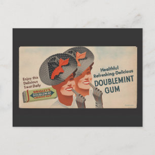 Double Mint Twins Poster Art Postcard