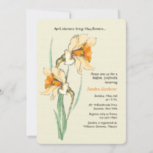 Double Narcissus Invitation