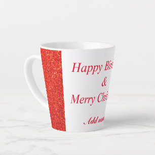 Double occasion birthday and Christmas mug
