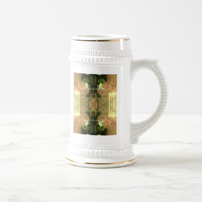 Double Orchid Beer Stein (Right)