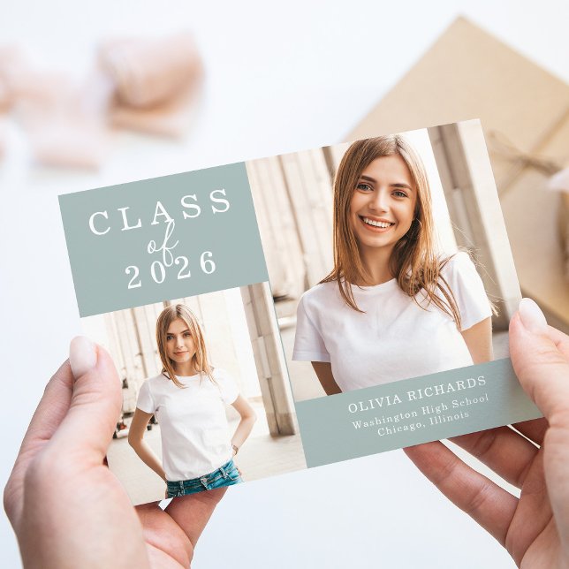 Double Photo | Class of 2026 Graduation Announcement (Creator Uploaded)