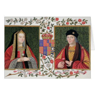 Double portrait of Elizabeth of York (1465-1503) a
