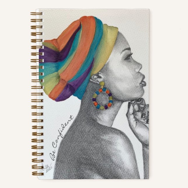 Double Queens Custom Spiral Notebook (5.5x8.5) (Front)